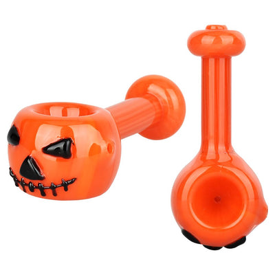 Pumpkin Head Spoon Pipe 4" - Headshop.com