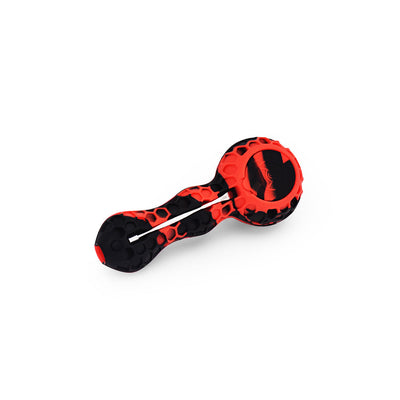 Ritual - 4'' Silicone Spoon Pipe - Red & Black - Headshop.com