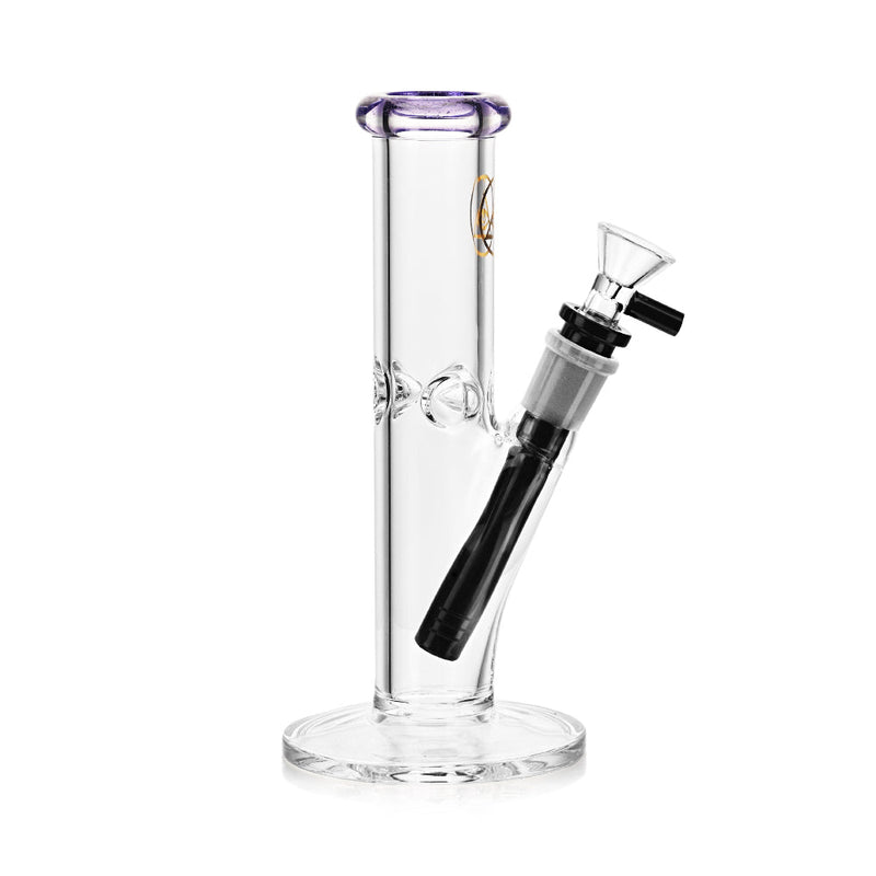 Ritual Smoke - Daily Driver 8" Straight Tube w/ American Color Accents - Purple - Headshop.com