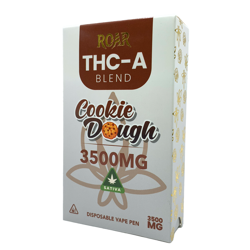 Roar THC-A Blend Disposable Vape 3500MG - Cookie Dough (Sativa) - Headshop.com