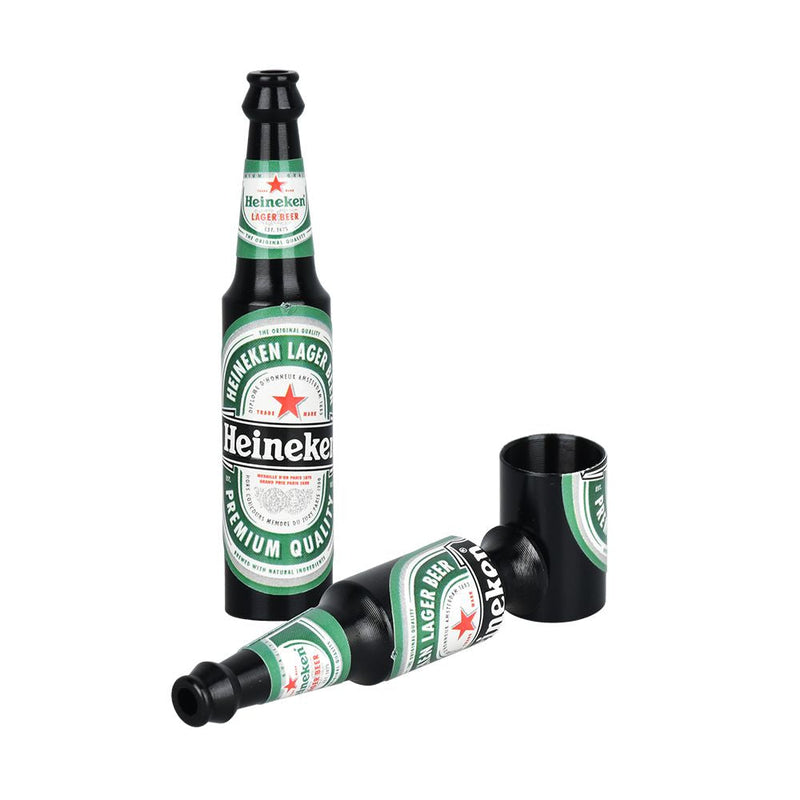 Beer Bottle Aluminum Hand Pipe |30ct - Headshop.com