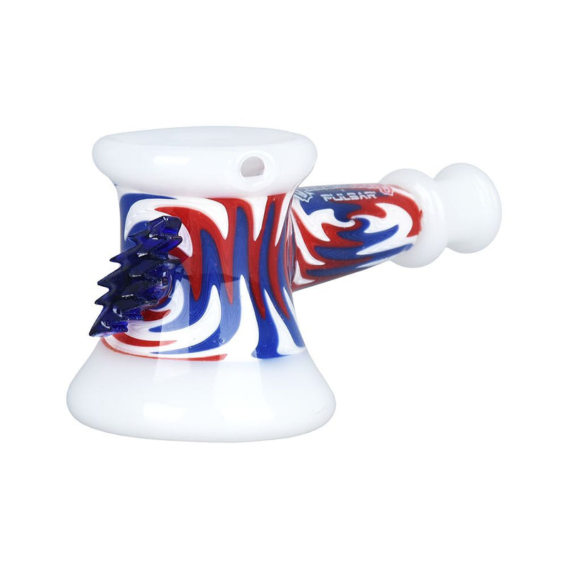 Grateful Dead x Pulsar Bolt Wig Wag Glass Hammer Hand Pipe - 4"