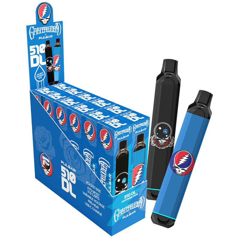 Grateful Dead x Pulsar 510 DL Auto-Draw Variable Voltage Vape Pen | 320mAh - Headshop.com