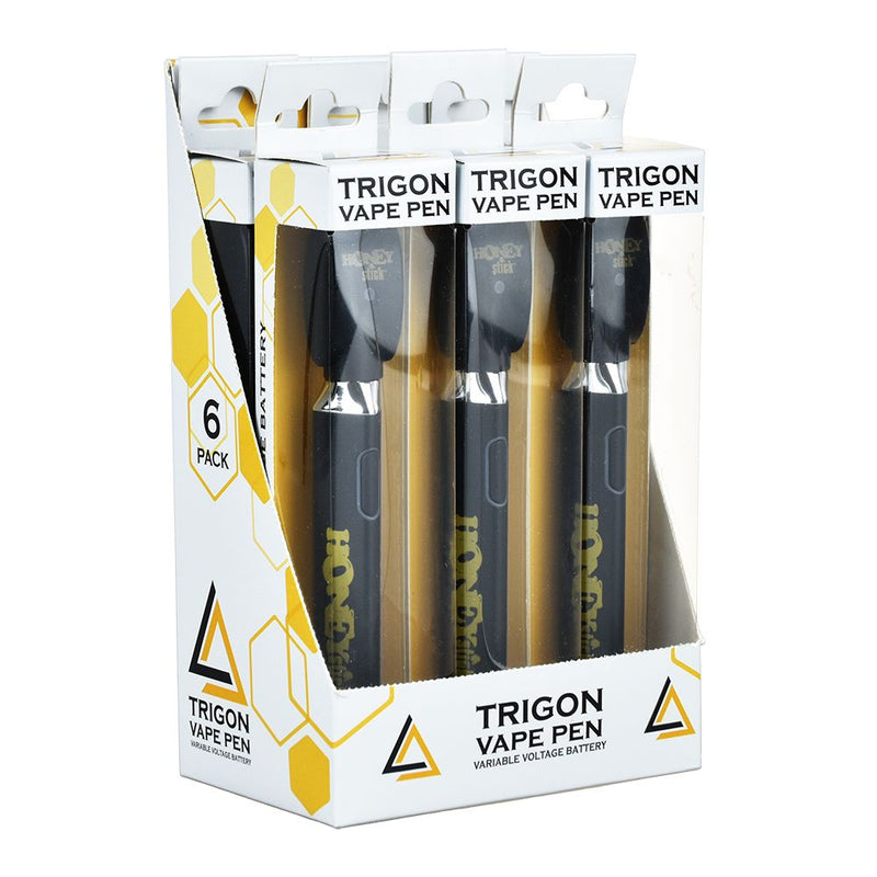 HoneyStick Trigon Variable Voltage 510 Cart Vape Pen | 500mAh | 6ct Display - Headshop.com