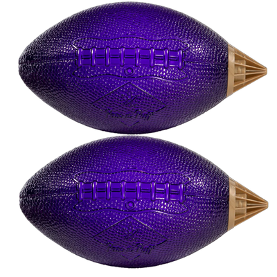 Authentic 2pk PowerHitter Football Purple & Gold - Headshop.com