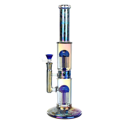 Pulsar Dub Chamber Electro Etched Water Pipe | 13.75" | 14mm F - Headshop.com