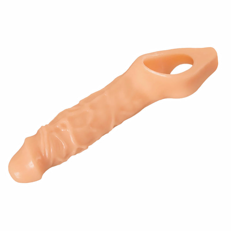 Size Matters Really Ample Penis Enhancer Sheath (White)