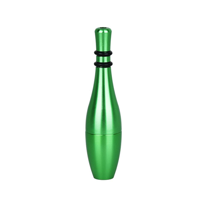 Bowling Pin Aluminum Hand Pipe - 3" / 30ct - Headshop.com