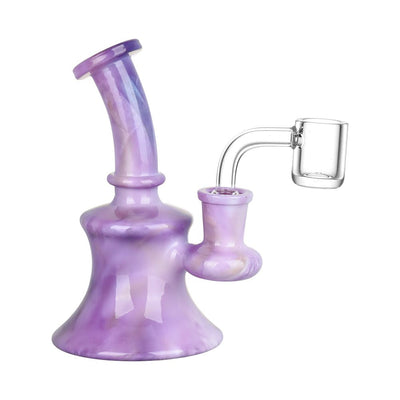 Marbled Tie Dye Mini Glass Dab Rig - 5" / 14mm F - Headshop.com