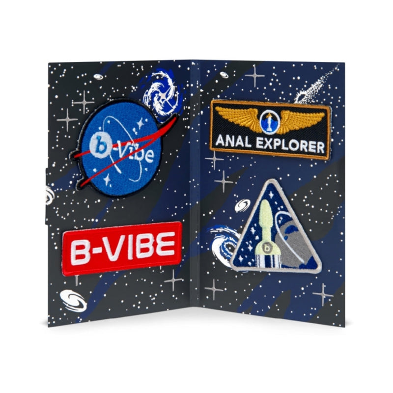 b-Vibe Limited Edition 10-Piece Asstronaut Glow-in-the-Dark Butt Play Set