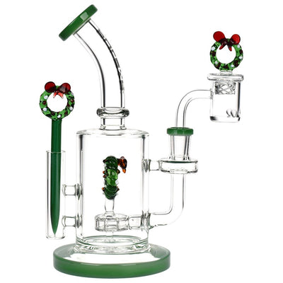 Pulsar Holidaze Series Glass Dab Rig Set | 8.25" | 14mm F