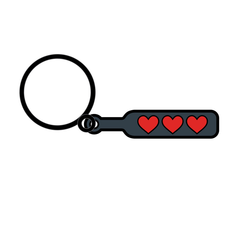 Sex Toy Keychain Hearts Paddle - Headshop.com