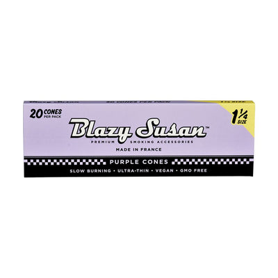 Blazy Susan Pre-Rolled Cones Slide Box | 1 1/4 | 20pc | 12pk Display Blazy Susan Pre-Rolled Cones Slide Box | 1 1/4 | Cone