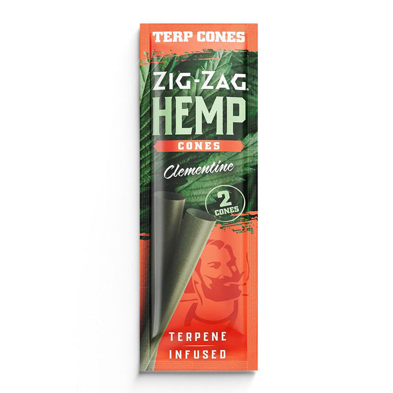 Zig Zag Terpene Infused Pre-Rolled Cones | 2pk | 15pc Display - Headshop.com