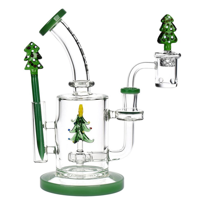 Pulsar Holidaze Series Glass Dab Rig Set | 8.25" | 14mm F