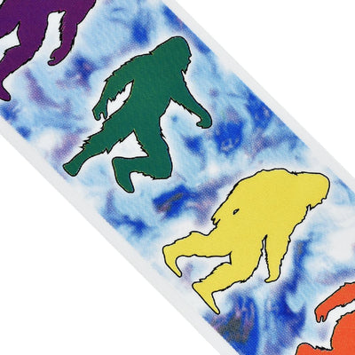 Rainbow Dancing Bigfoot Sticker - 9.5"x2.5"