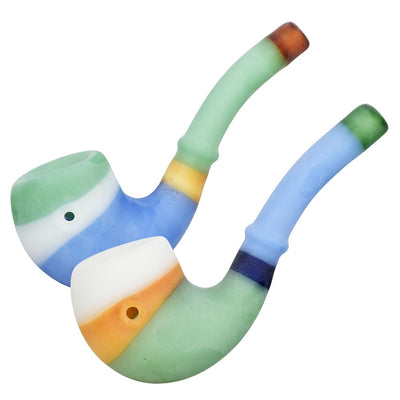 Playtime Sandblasted Sherlock Glass Pipe - 6" / Colors Vary - Headshop.com