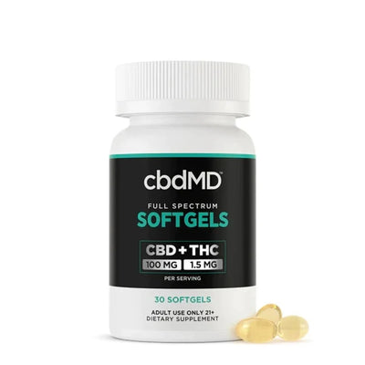 cbdMD Full Spectrum CBD Softgels - (1500MG - 6000MG) - Headshop.com