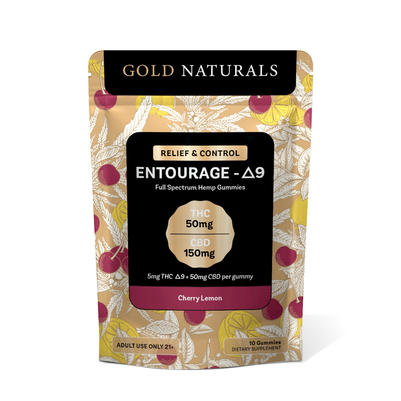 Gold Naturals 5 mg Entourage Δ9 Gummy