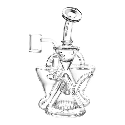 Pulsar Dual Recycler Glass Water Pipe - 7.75" / 14mm F - Headshop.com