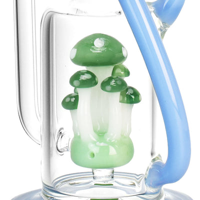 Pulsar Shroom Recycler Water Pipe - 12"/14mm F/Colors Vary - Headshop.com