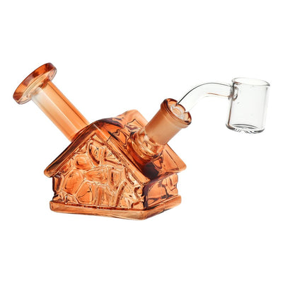 Delightful Dwelling Glass Dab Rig - 3.75" / 14mm F / Colors Vary