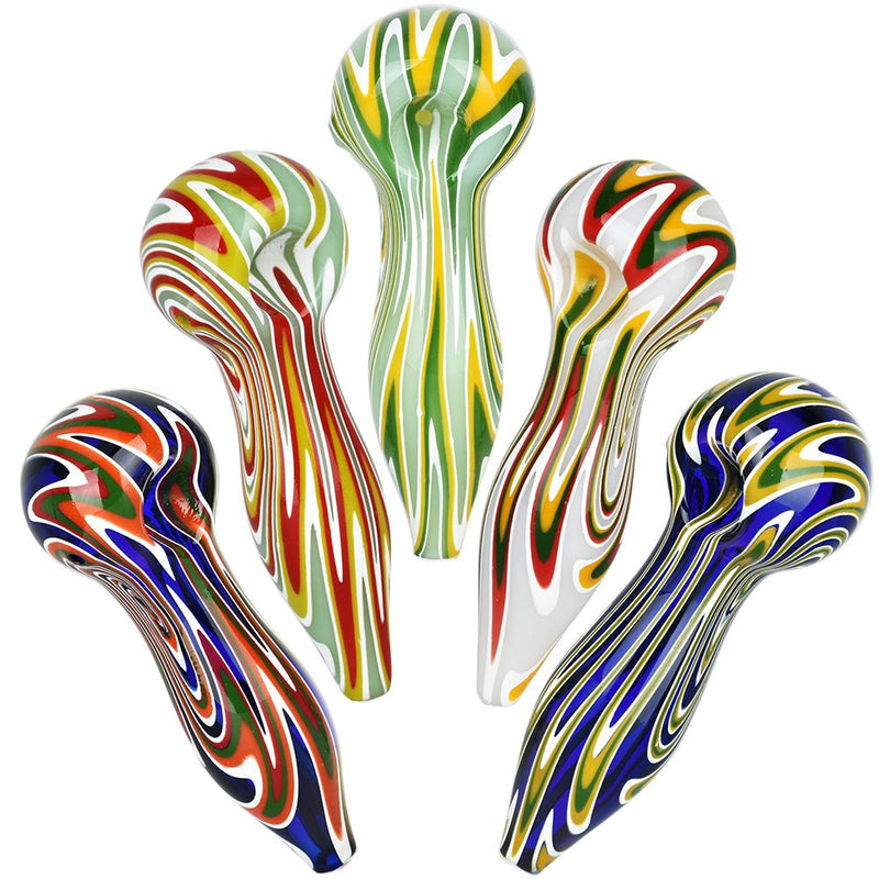 Eternal Flame Glass Spoon Pipe - 5" / 10ct - Headshop.com