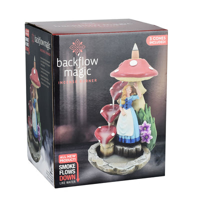 Alice In Wonderland Mushroom Backflow Incense Burner - 7" - Headshop.com