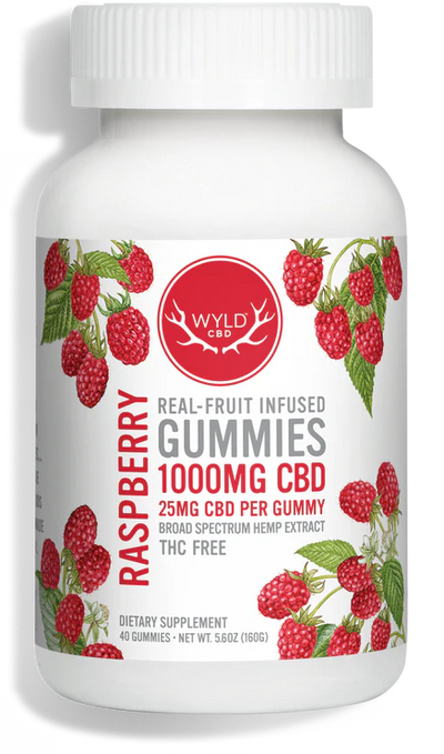 WYLD  CBD Real Fruit Infused CBD Gummies (50MG - 1000MG) - Headshop.com