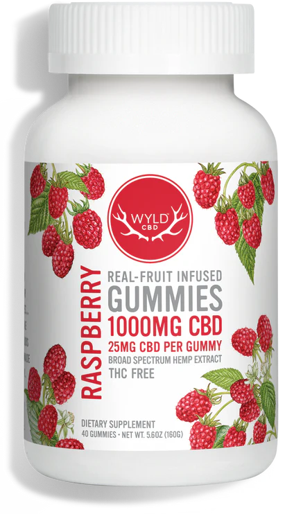 WYLD  CBD Real Fruit Infused CBD Gummies (50MG - 1000MG) - Headshop.com