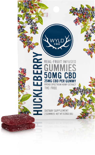 WYLD  CBD Real Fruit Infused CBD Gummies (50MG - 1000MG) - Headshop.com