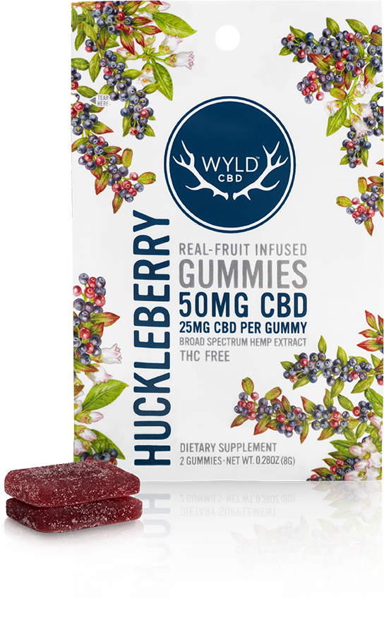 WYLD  CBD Real Fruit Infused CBD Gummies (50MG - 1000MG) - Headshop.com