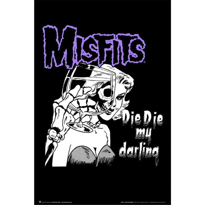 Misfits Die Die Darling Poster - 24"x33" - Headshop.com