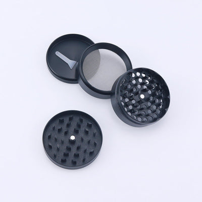 Large 4 Piece Zinc Alloy Metal Grinder - Headshop.com