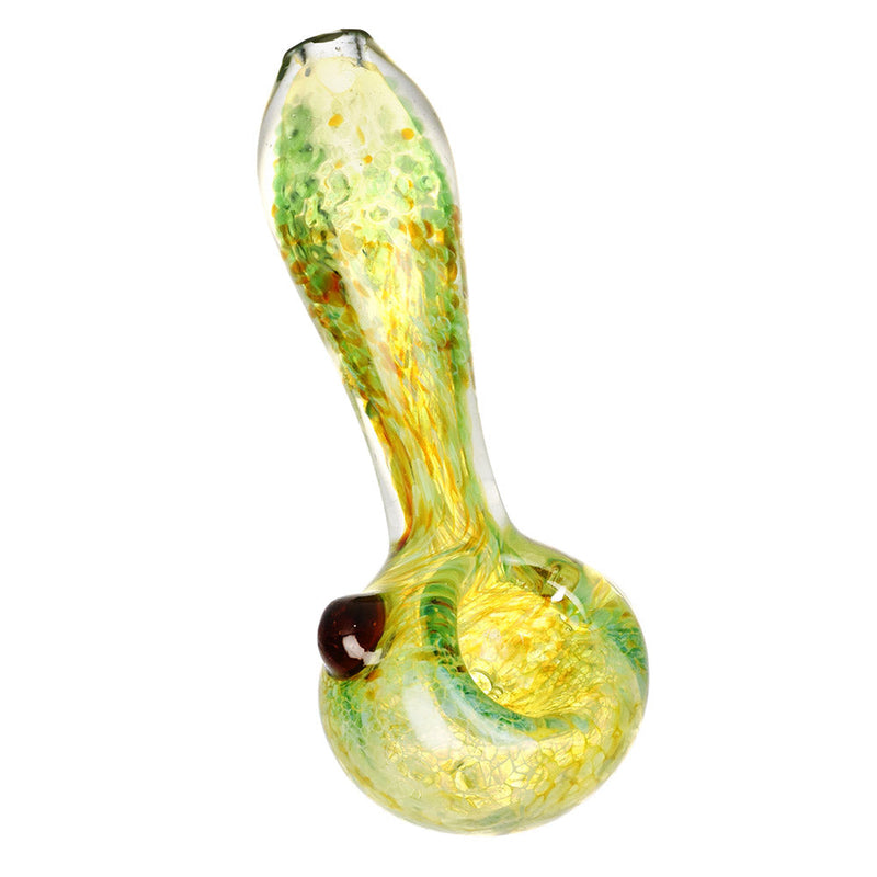 Fall Fire Fritted Glass Spoon Pipe - 4.25" - Headshop.com