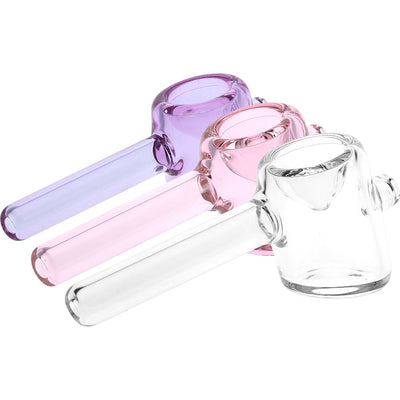 Illusory Reflections Glass Hammer Steamroller - 3.75" / Colors Vary