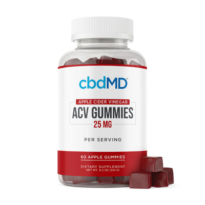 cbdMD CBD Apple Cider Vinegar Gummies - 750MG, 60ct - Headshop.com