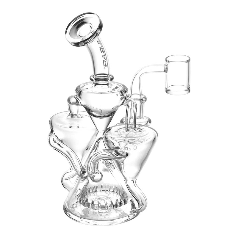 Pulsar Dual Recycler Glass Water Pipe - 7.75" / 14mm F - Headshop.com