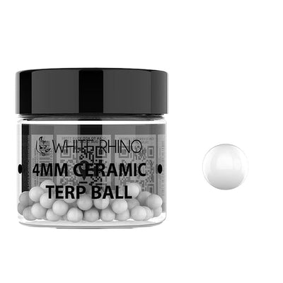 White Rhino Terp Balls | 4mm | 50ct Jar - Headshop.com