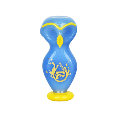 Pulsar Wise Owl Double Bowl Hand Pipe - 4"/Colors Vary - Headshop.com