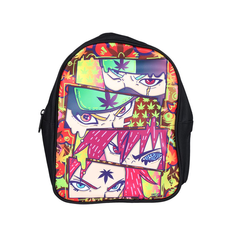 Dabtized Smoker Anime Backpack & Zipper Pouch | 3pc Set | 14" x 16.5"