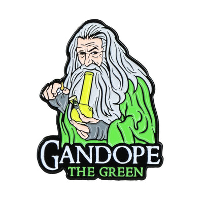 Wood Rocket Soft Enamel Lapel Pin - Gandope The Green