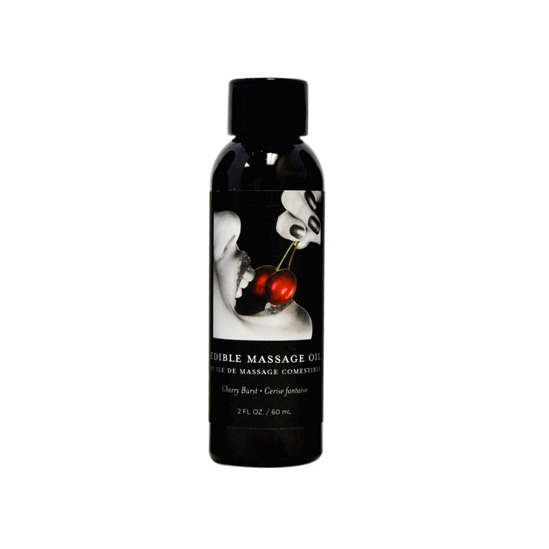 Earthly Body Edible Massage Oil Cherry 2oz