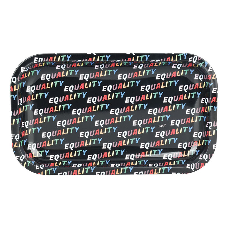 Giddy Equality Rolling Tray - 10.6"x6.3" - Headshop.com