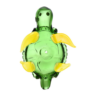 Lounging Loggerhead Glass Hand Pipe - 4" - Headshop.com