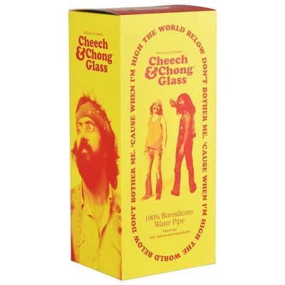 Cheech & Chong Glass Moustache Ride Beaker Bong | 12" | 14mm F