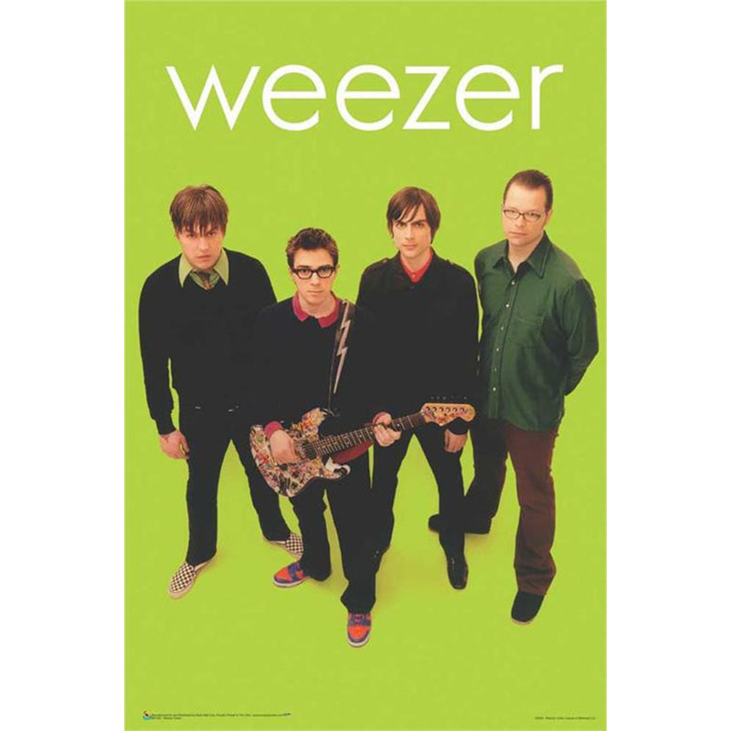 Weezer Green Poster - 24"x33" - Headshop.com