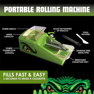 Smokezilla Portable Rolling Machine 4ct - Headshop.com