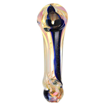 Plot Twist Dichro Stripe Glass Hand Pipe - 4.25"