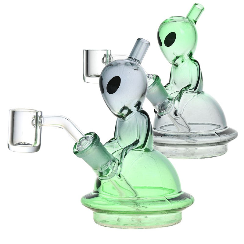 Interstellar Traveler Glass Dab Rig - 5" / 14mm F / Colors Vary - Headshop.com